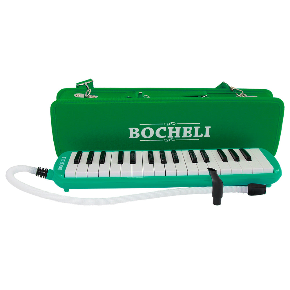 Melódica Bocheli verde de 32 notas-1