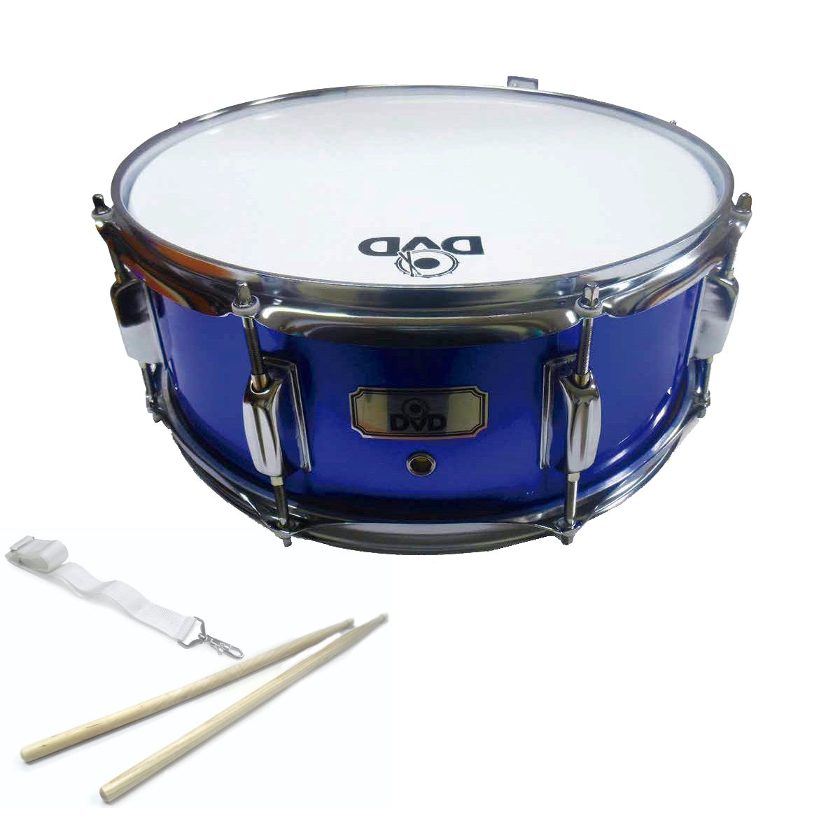 Redoblante DVD de 8 tornillos 14", azul