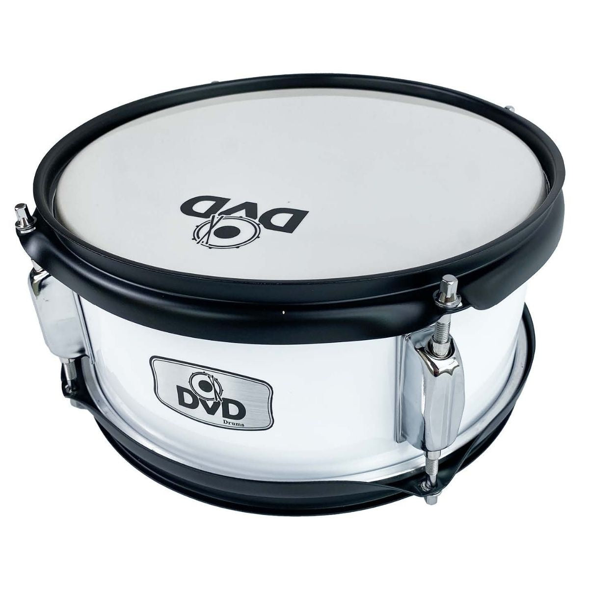 Redoblante DVD de 4 tornillos de 10", blanco