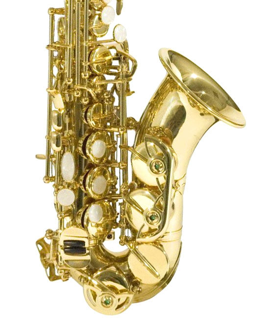 Saxofón Vivaldi Soprano curvado dorado-2
