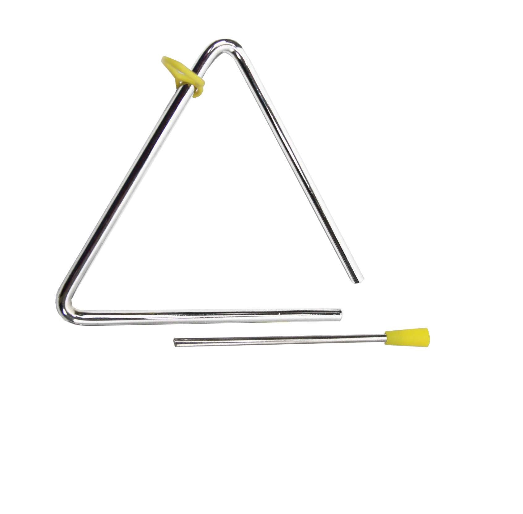 Triángulo con batidor metálico de 8"-1