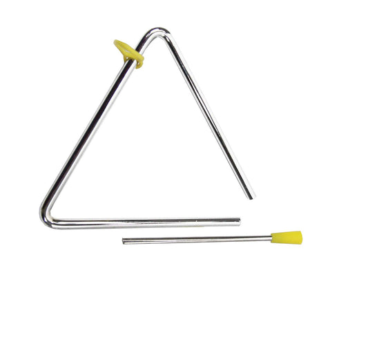 Triángulo con batidor metálico de 8"-1