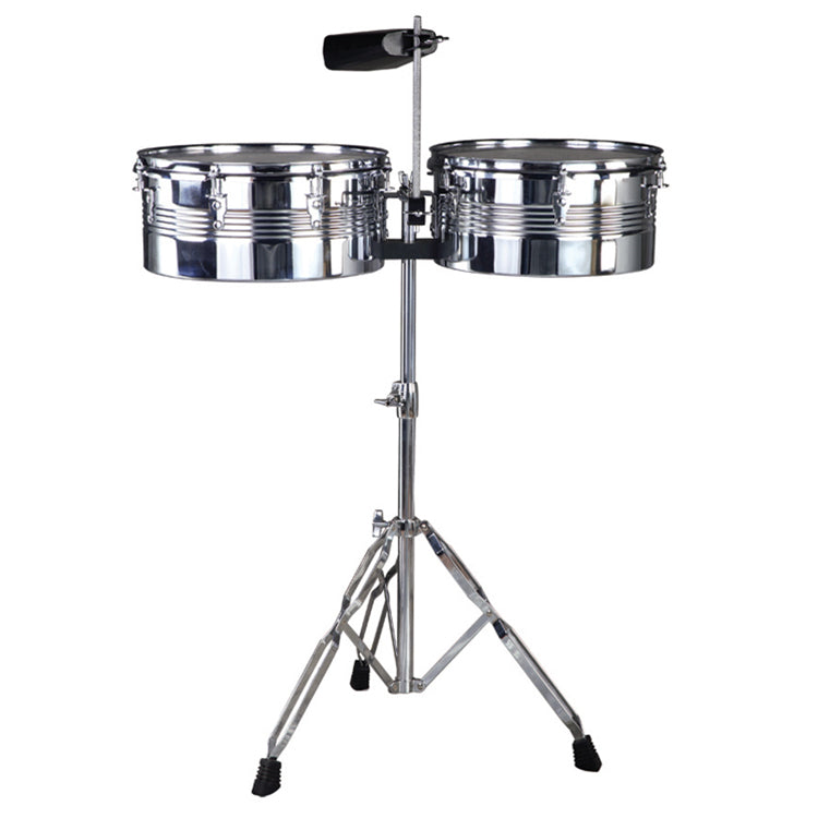 Timbal Bocheli 13" x 14 x 6" de 5 piezas cromado-1
