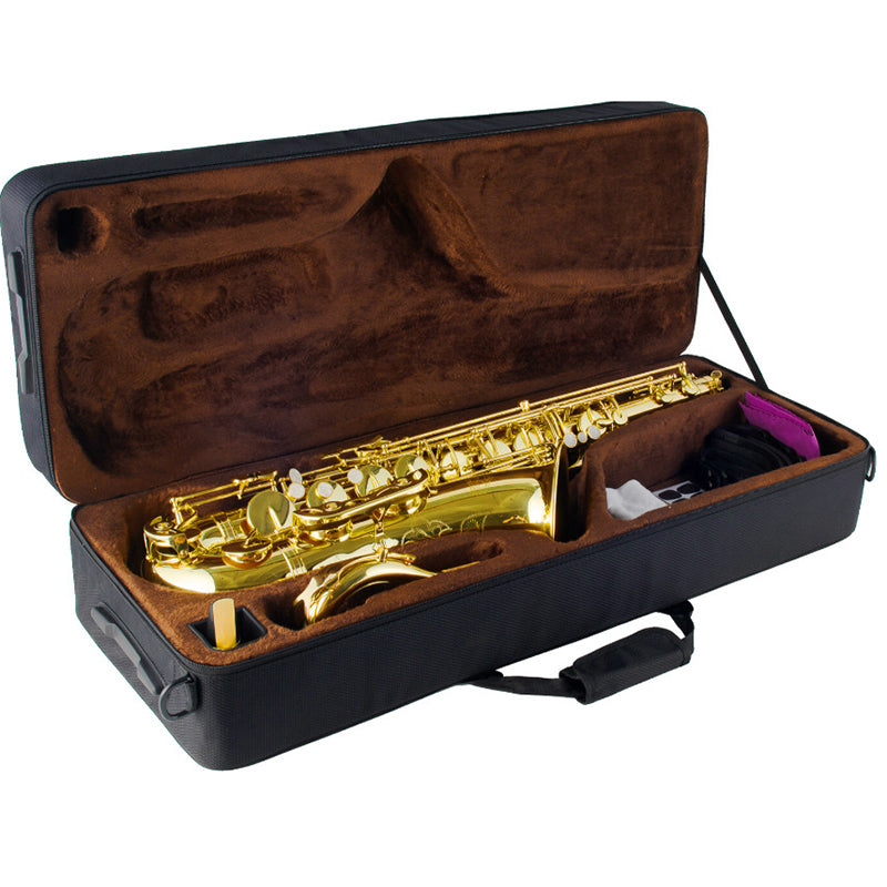 Saxofón Vivaldi Tenor dorado y niquelado con estuche y accesorios-2