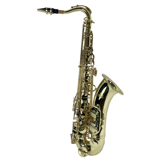 Saxofón Vivaldi Tenor Dorado con estuche y accesorios-1