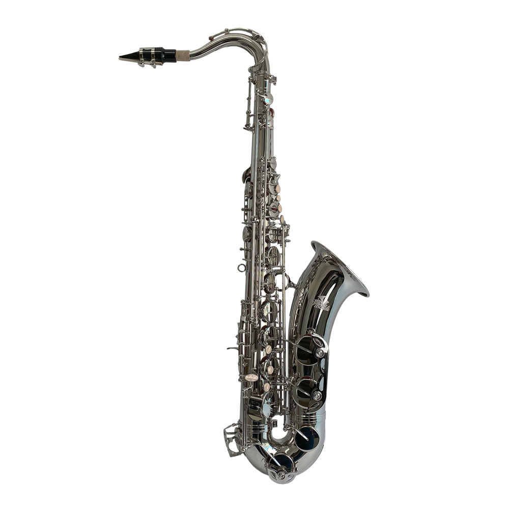 Saxofón Vivaldi Tenor Niquelado con estuche y accesorios-1