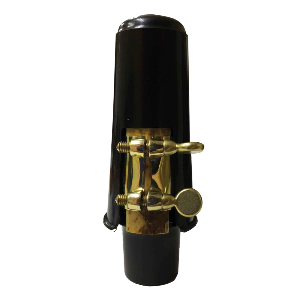 Boquilla Vivaldi para saxofón tenor con cañuela, tapa y abrazadera-1