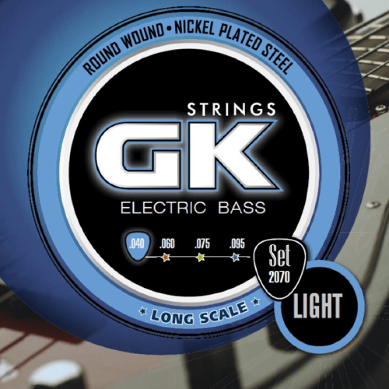 Set de 4 cuerdas GK para Bajo Eléctrico Light .040 - 0.095
