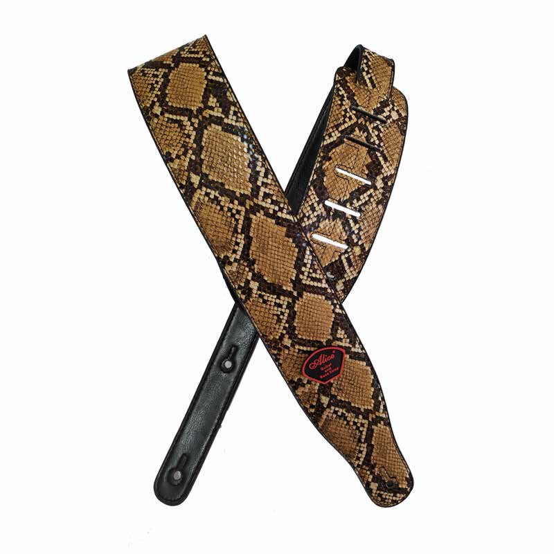 Cincho Alice para guitarra, vintage amarillo reptil