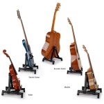Soporte Goliat plegable para guitarra, negro