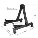 Soporte Goliat plegable para guitarra, negro