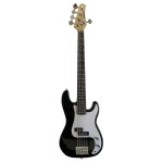 Combo de bajo eléctrico de 5 cuerdas Hendrix Negro