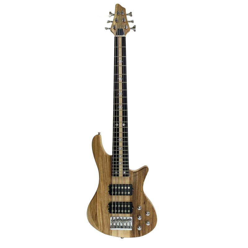 Bajo Eléctrico activo Hendrix de 6 cuerdas, Natural
