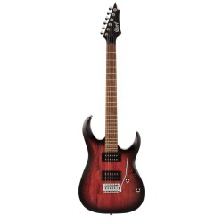 Guitarra Eléctrica Cort X100 - Roja y Negra