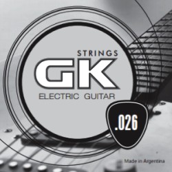 Cuerda #4 GK para Guitarra Eléctrica .026 - Regular, 1 pieza
