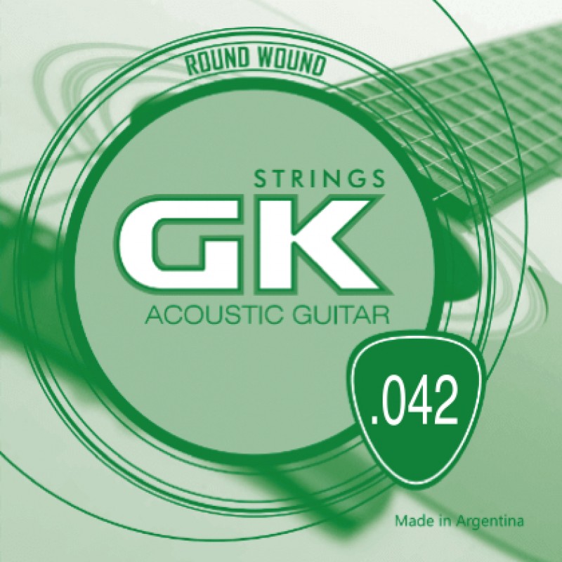 Cuerda #5 GK para Guitarra Acústica .042 - Light, 1 pieza