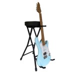 Taburete Valenciana con soporte para guitarra