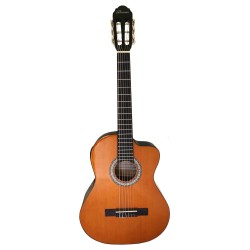 Requinto Valenciana Electroacústico Marrón