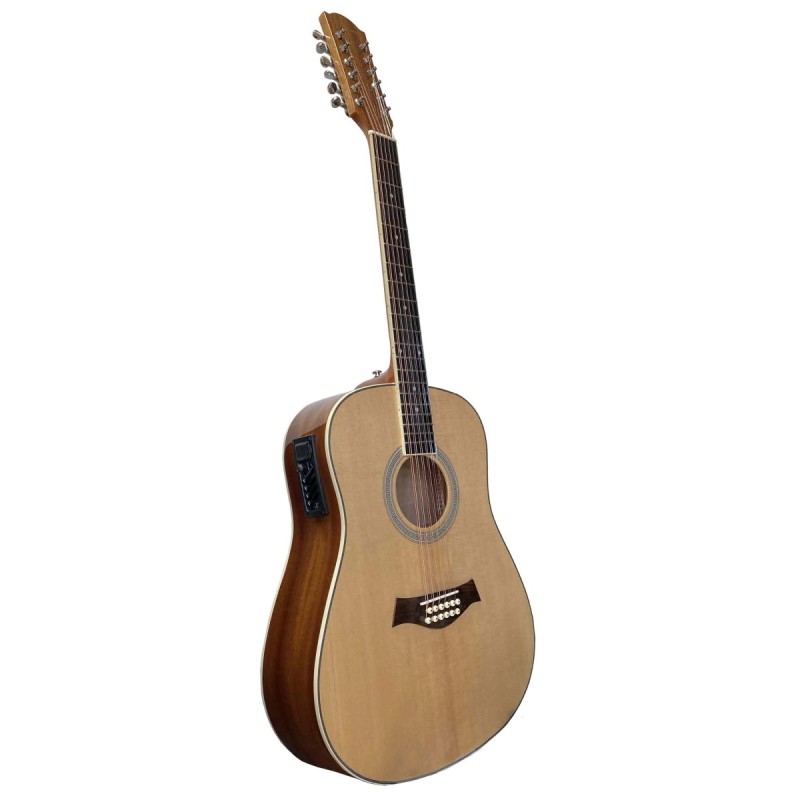 Guitarra de 12 cuerdas Electroacústica Valenciana 43.5 natural