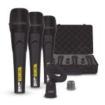 Set de 3 micrófono SKP PRO-33K dinámicos