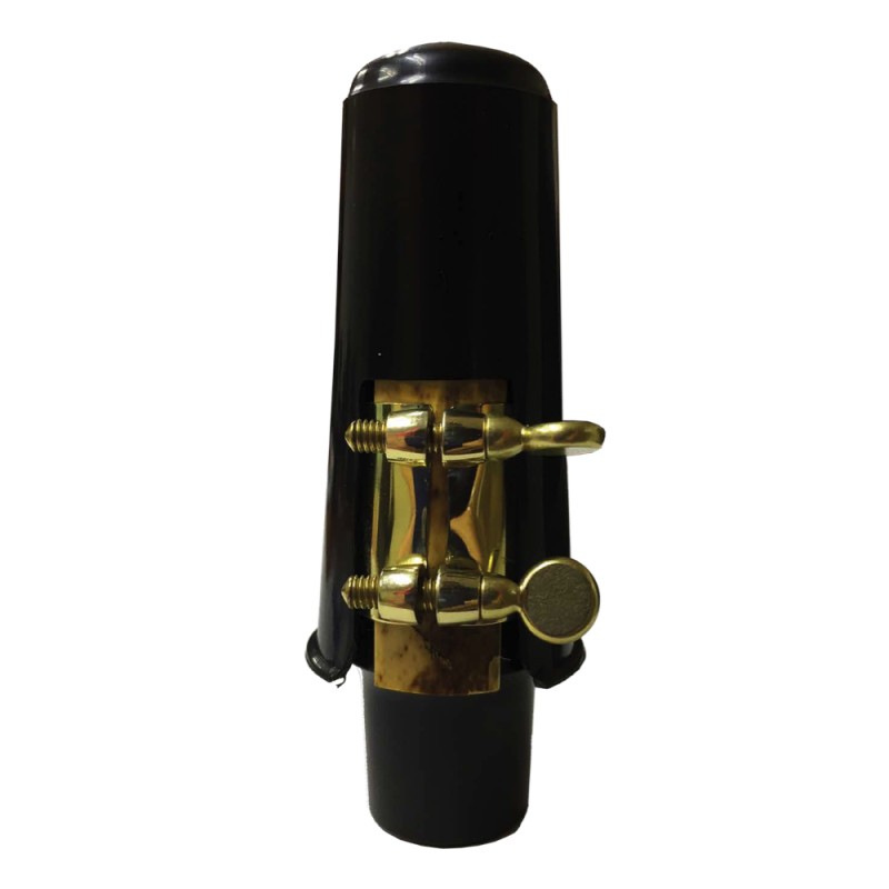 Boquilla Vivaldi para saxofón tenor con cañuela, tapa y abrazadera Boquilla Vivaldi para saxofón tenor con cañuela, tapa y abrazadera