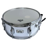 Redoblante DVD de 8 tornillos de 14", blanco
