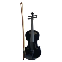 Violín Vivaldi 3/4, negro