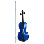 Violín Vivaldi 4/4 con cuerdas de metal, azul